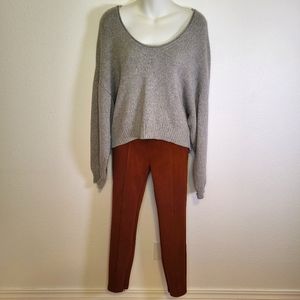 Anthropologie Faux Suede Skinny Stretch pants size 26